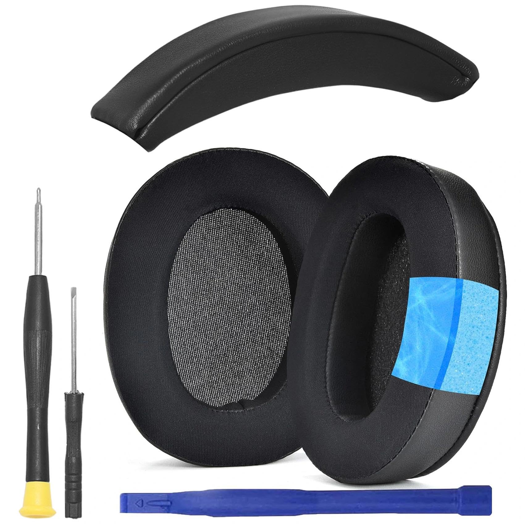 Adhiper Cuscinetti auricolari e fascia di ricambio per Sony WH-XB910N