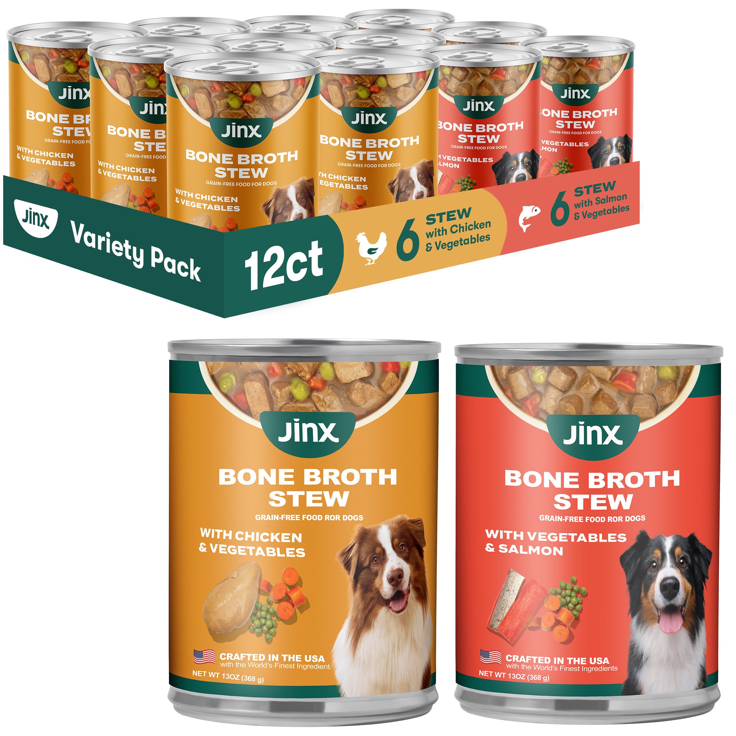 Jinx Bone Broth Stew Variety Pack
