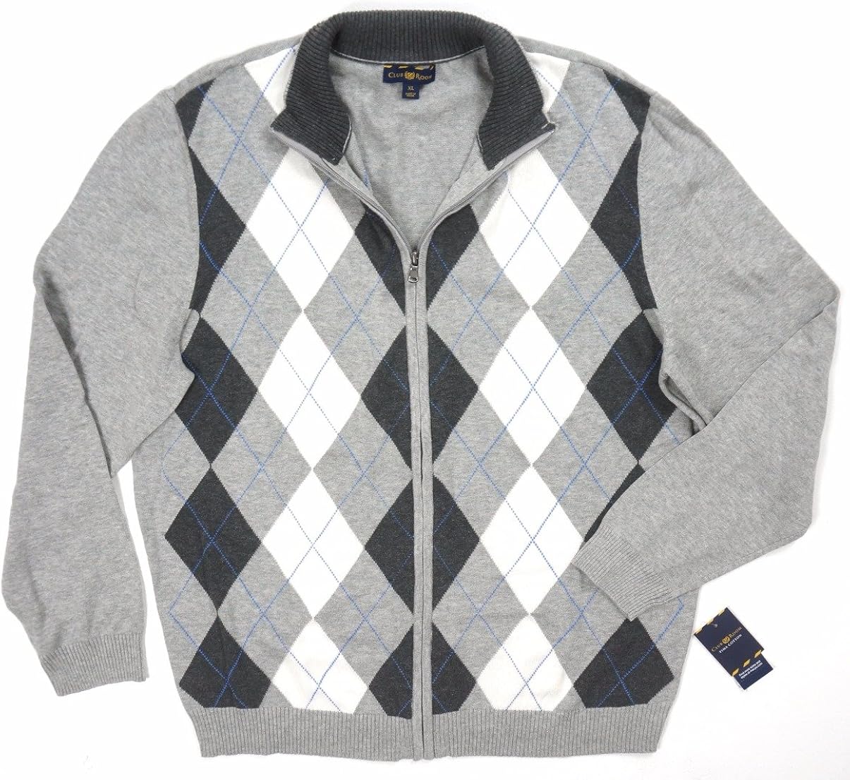 Club Room Mens Pima Cotton Argyle Full 
