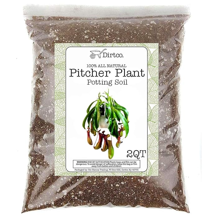 Buy Pitcher Plant Soil Mix, 2 Quart RePot 24 Small Plants Size Bag