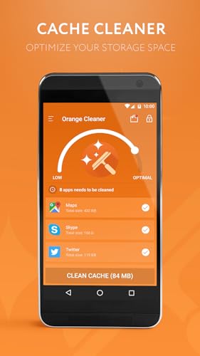 Orange Cache Cleaner - 1Tap