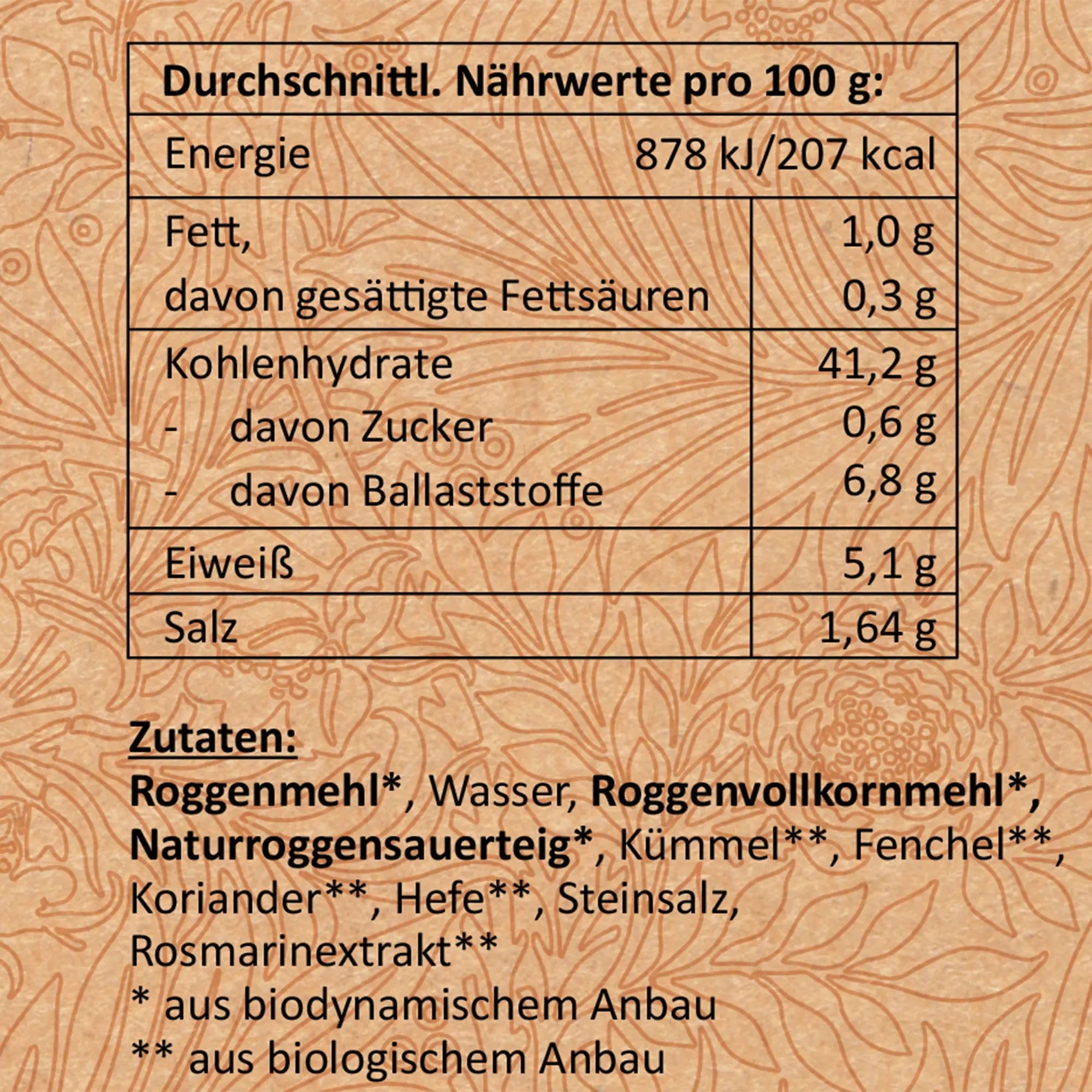 LANDSTREICHER Demeter BIO Dosenbrot, Frankenlaib (Gewürzbrot), 10 Jahre haltbar, verschiedene Packungsgrößen (6-er Pack)
