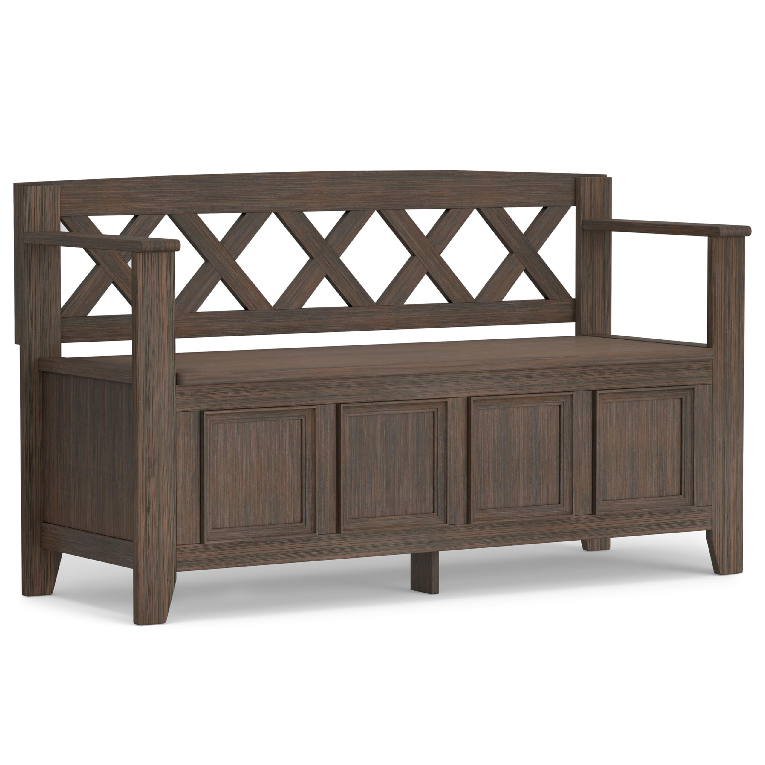 SIMPLIHOME Amherst Entryway Storage Bench