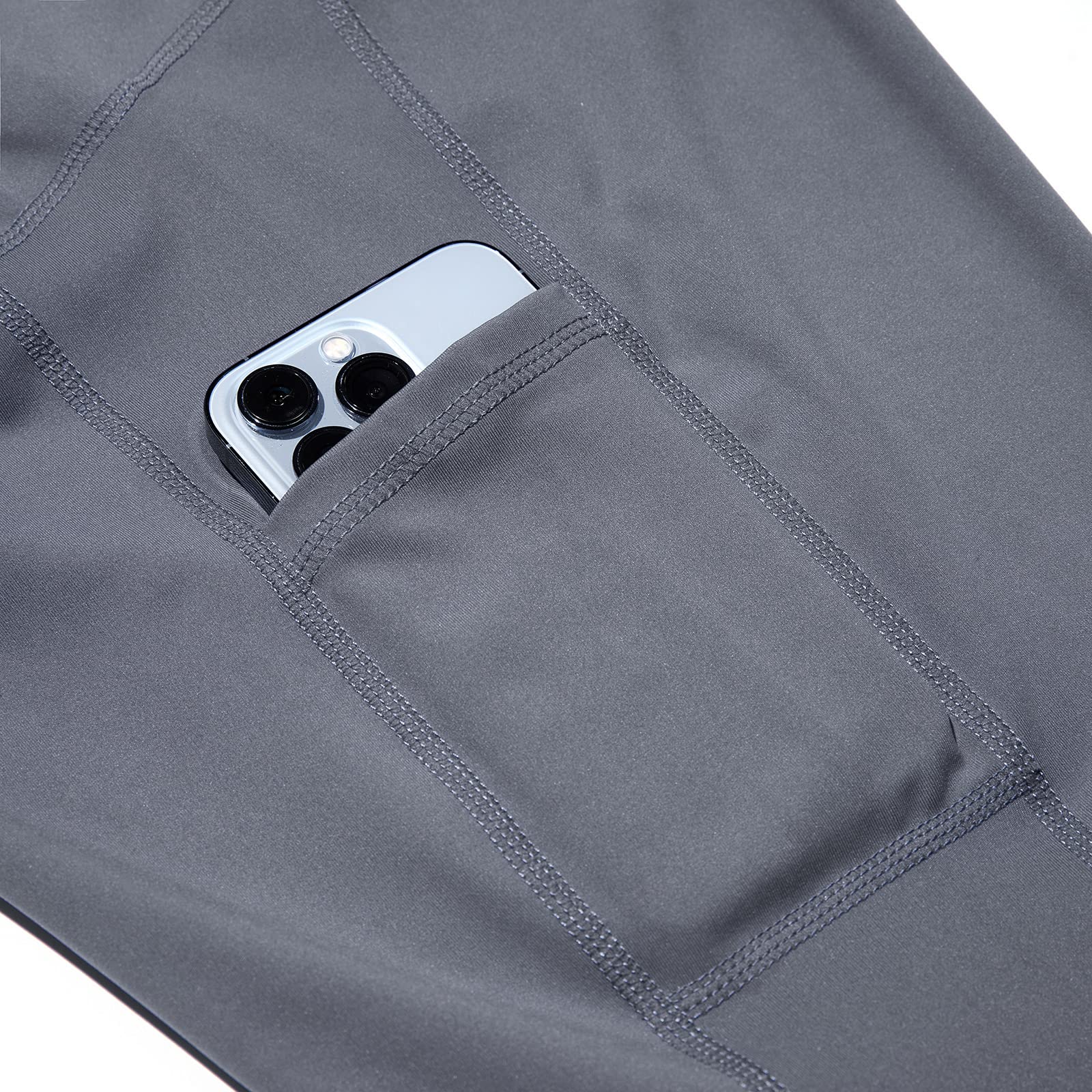 HomyComy Pantalones Cortos Deportivos para Mujer Mallas Elásticas Leggings de Alta Cintura para Fitness Yoga Correr Secado Rápido