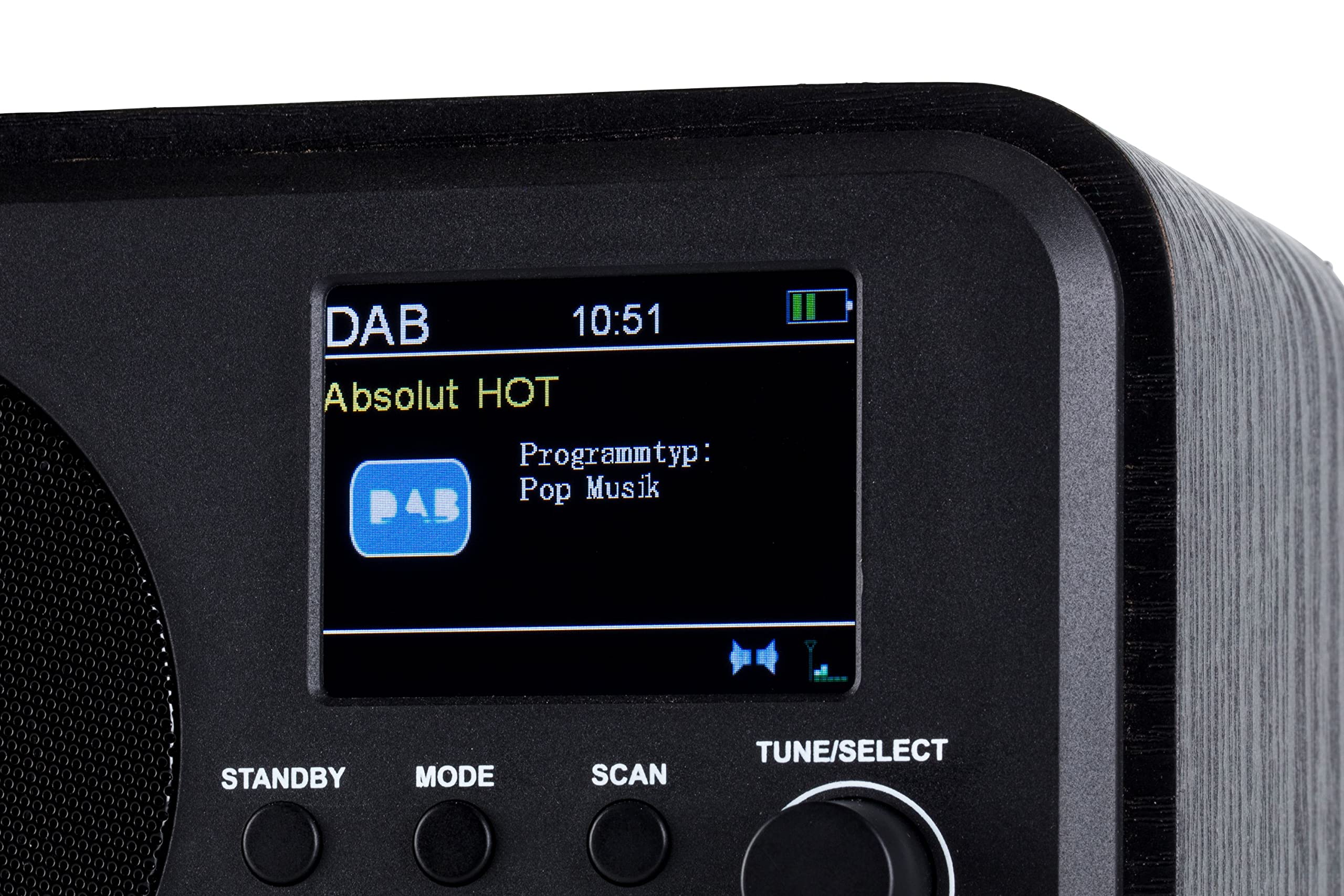 UNIVERSUM DAB Digitalradio, UKW Radio, mit Bluetooth, Kopfhörerausgang und Akku DR 300-20