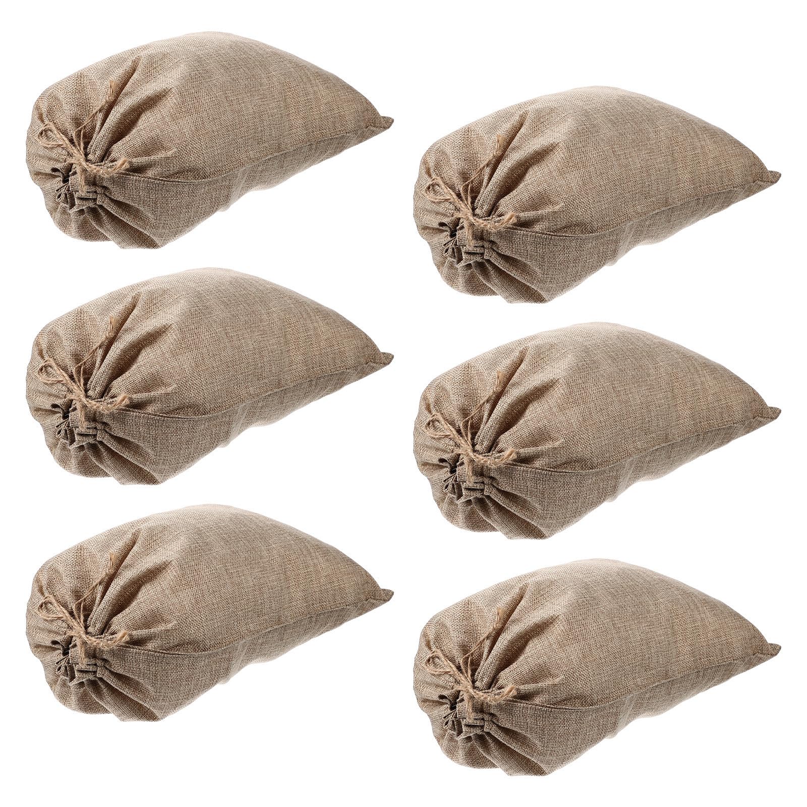 Bolsas de arpillera transpirables de 30x40 cm para evitar que las verduras se dañen en la despensa 8