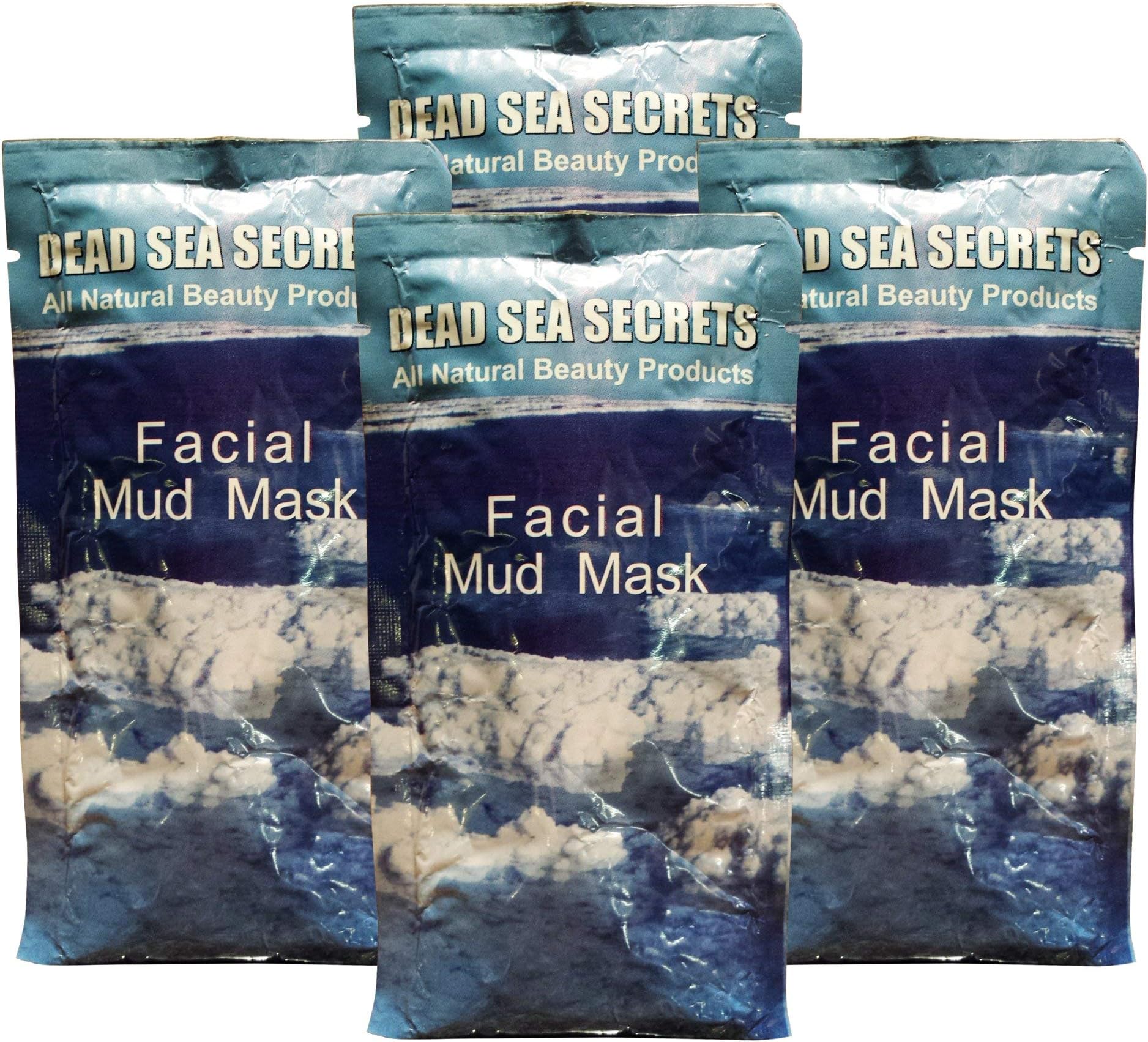 Premier Dead Sea Mud Mask, 4 Pack, Authentic from Israel Natural Organic Spa Quality Skin Care Mud and Minerals, Excellent for Acne Blemishes Eczema Psoriasis, Fantastic Anti Aging Firming and Lifting