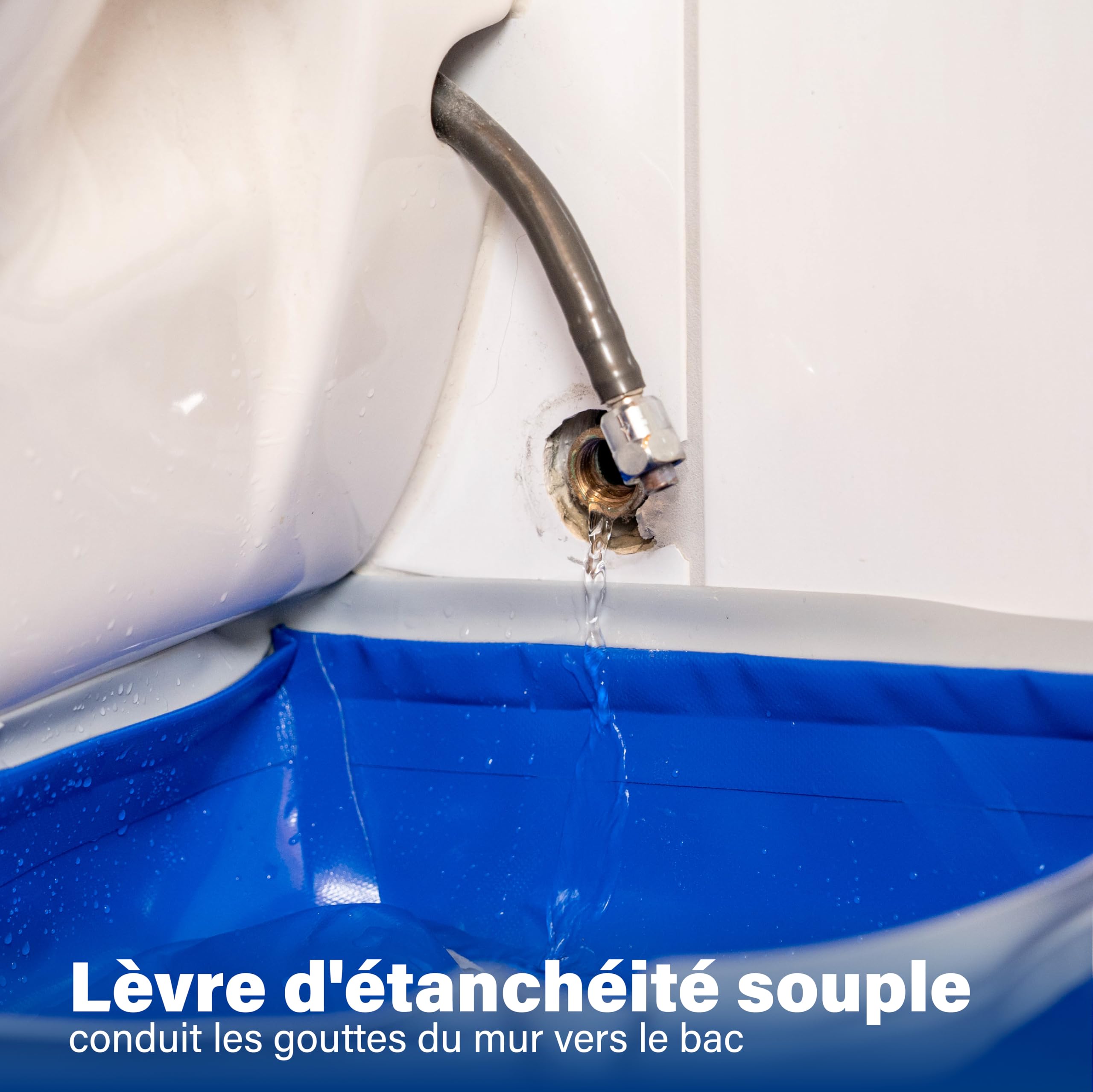 DERBLAUE Bac Professionnel 10L de Collection - Fabrication Conique - Tissu PVC et Métal