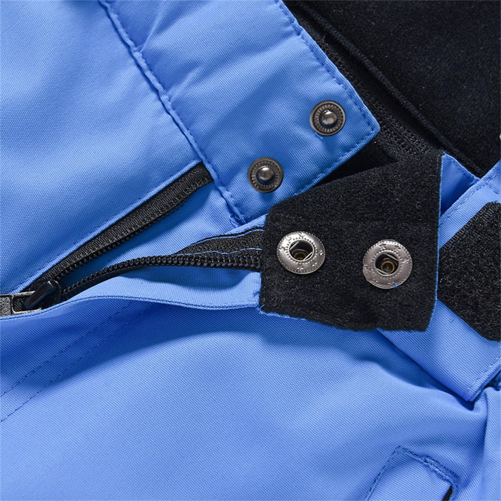 Kinder Skihose Wasserdicht Schneehose Jungen Mädchen Winter Snowboardhose Winddicht Outdoor Latzhose mit Reißverschluss Taschen Elastische Taille Winterhose Warm Ski Hosen Verstellbar Hosenträger
