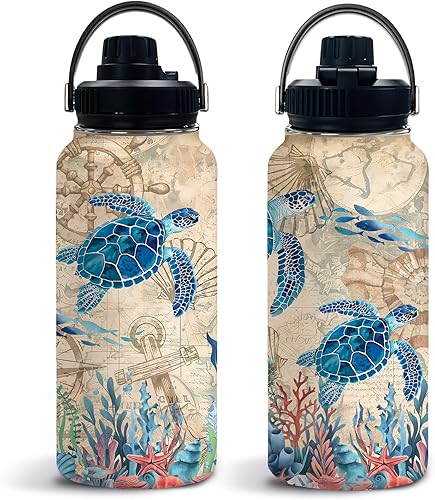 Miniatura 12 de Regalos cristianos para mujeres, botella de agua de mariposa morada con tapa para niñas de 32 onzas, regalos inspiradores basados en la fe