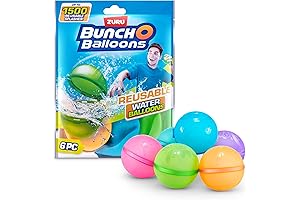 ZURU Reusable Water Balloons, Pack of 6