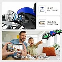 Swifsen SWA35 Mini Drone for Kids with 720p Camera - Beginner RC Quadcopter, Altitude Hold, 2 Batteries, Propeller Guards