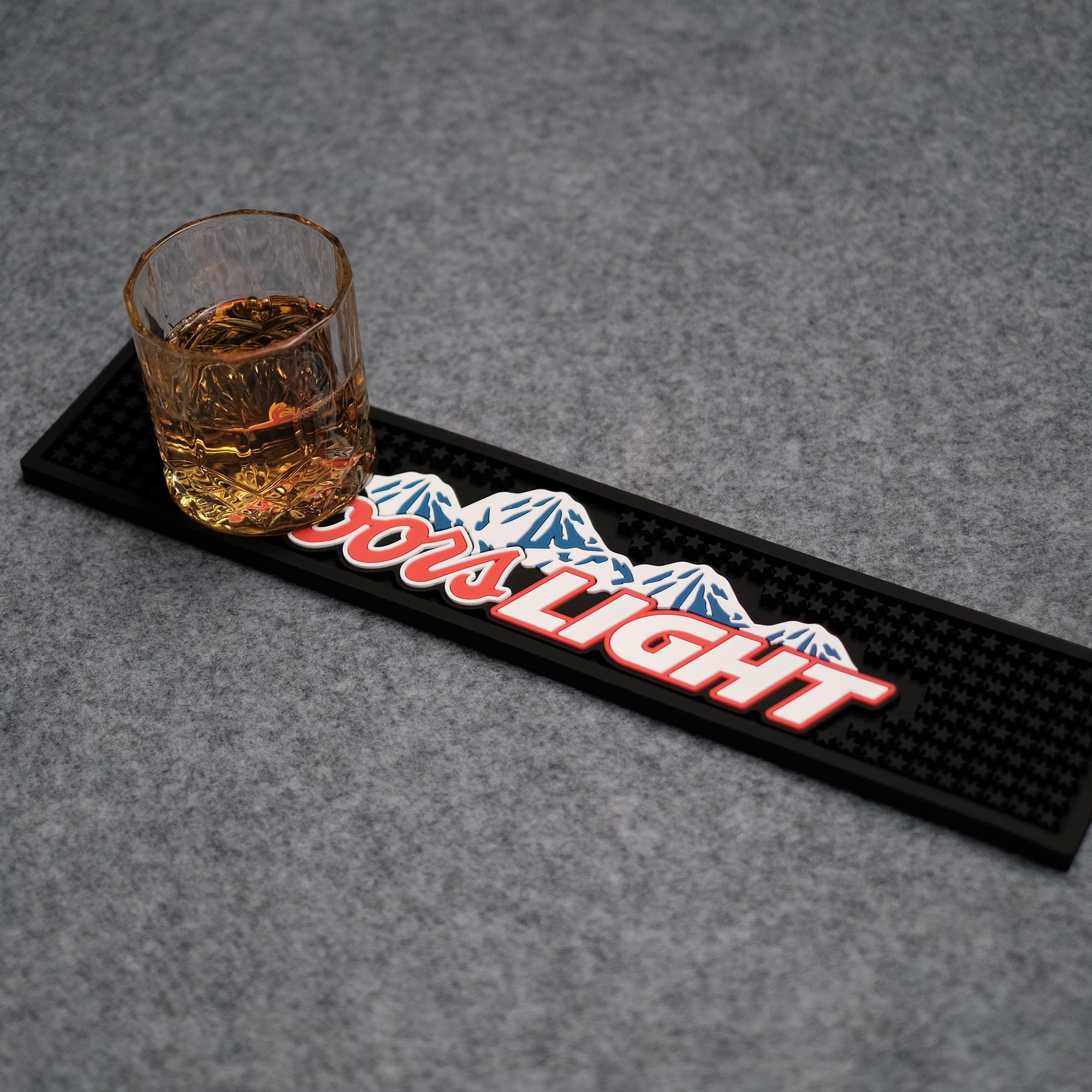 2Pack 17.5"x3.5" Bar Mat for Countertop Anti Slip Cleaning and Drying
