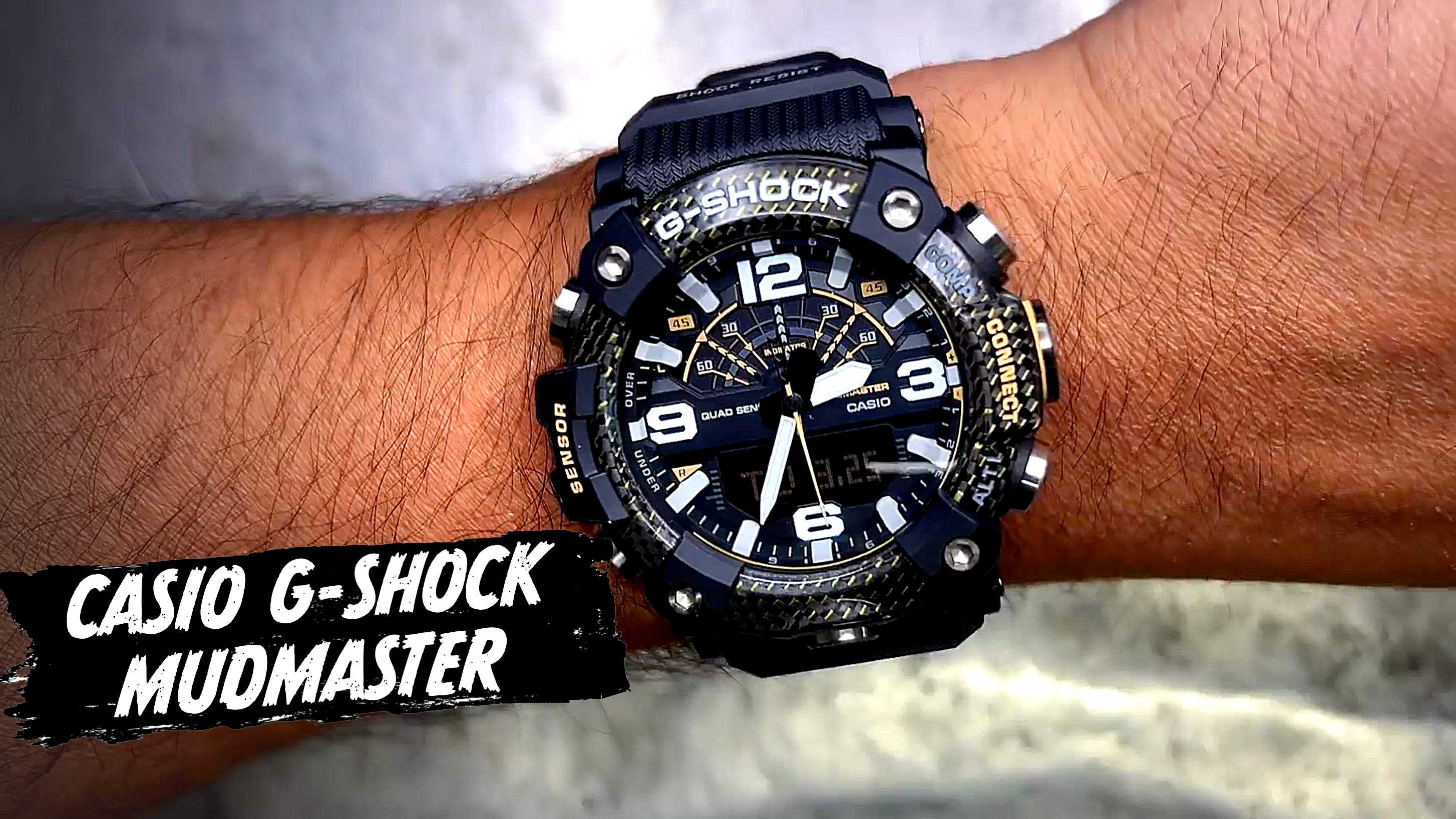 Mudmaster Watch Review on the Wrist G-Shock Mudmaster on Amazon Live