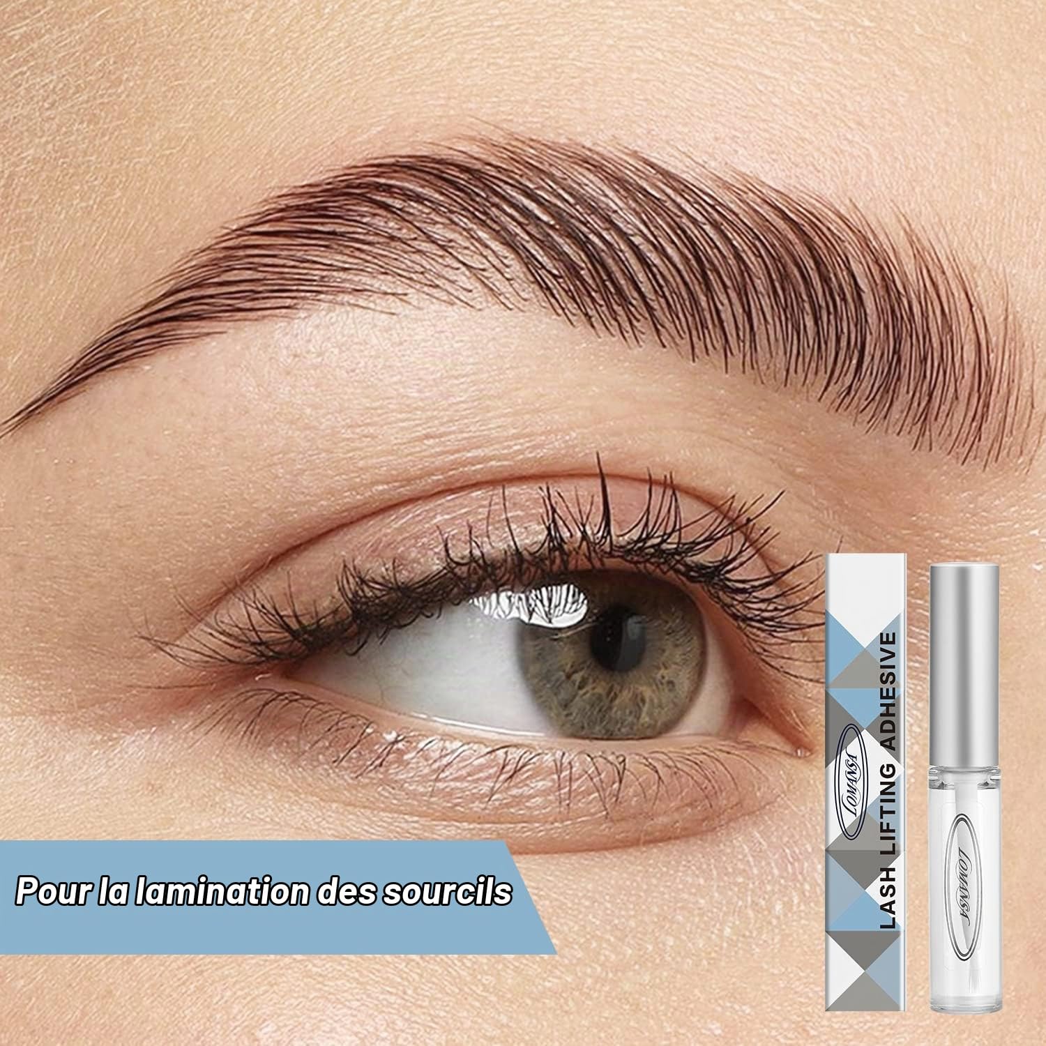 Colle Rehaussement Cils, Lash Lift Colle, Forte Tenue Collante - Convient pour le Salon ou le Bricolage (5 pièces)