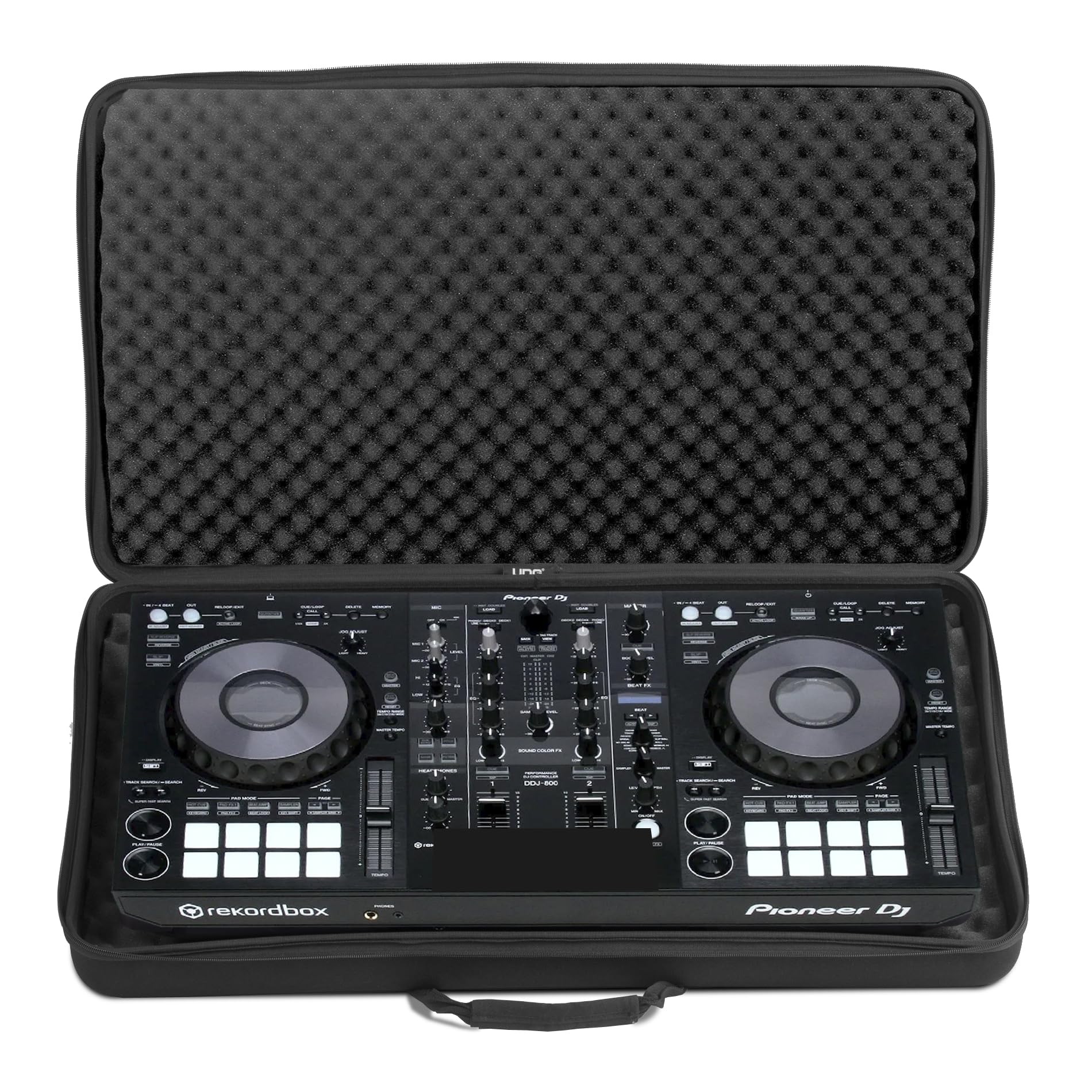 UDG Creator DJ-Controller Hardcase XL – Leichtes Eva-Schutzcase – Schwarz, MK2 (U8303BL) | Reisetauglicher Controller-Schutz; Creator EVA-Hartschalenkoffer mit maßgeschneidertem Schaumstoff, sicheren