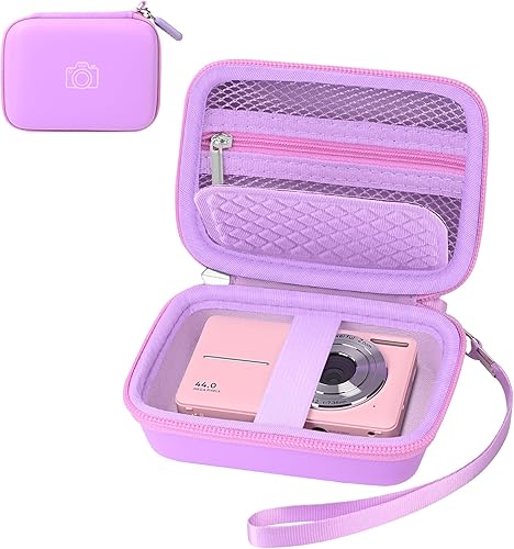 Miniatura 9 de Funda para cámara digital compatible con Canon G7X, SX 740, Camkory FHD 1080P, Kodak FZ55-BK, FZ45-BK Funda para cámara digital compacta, bolsa de