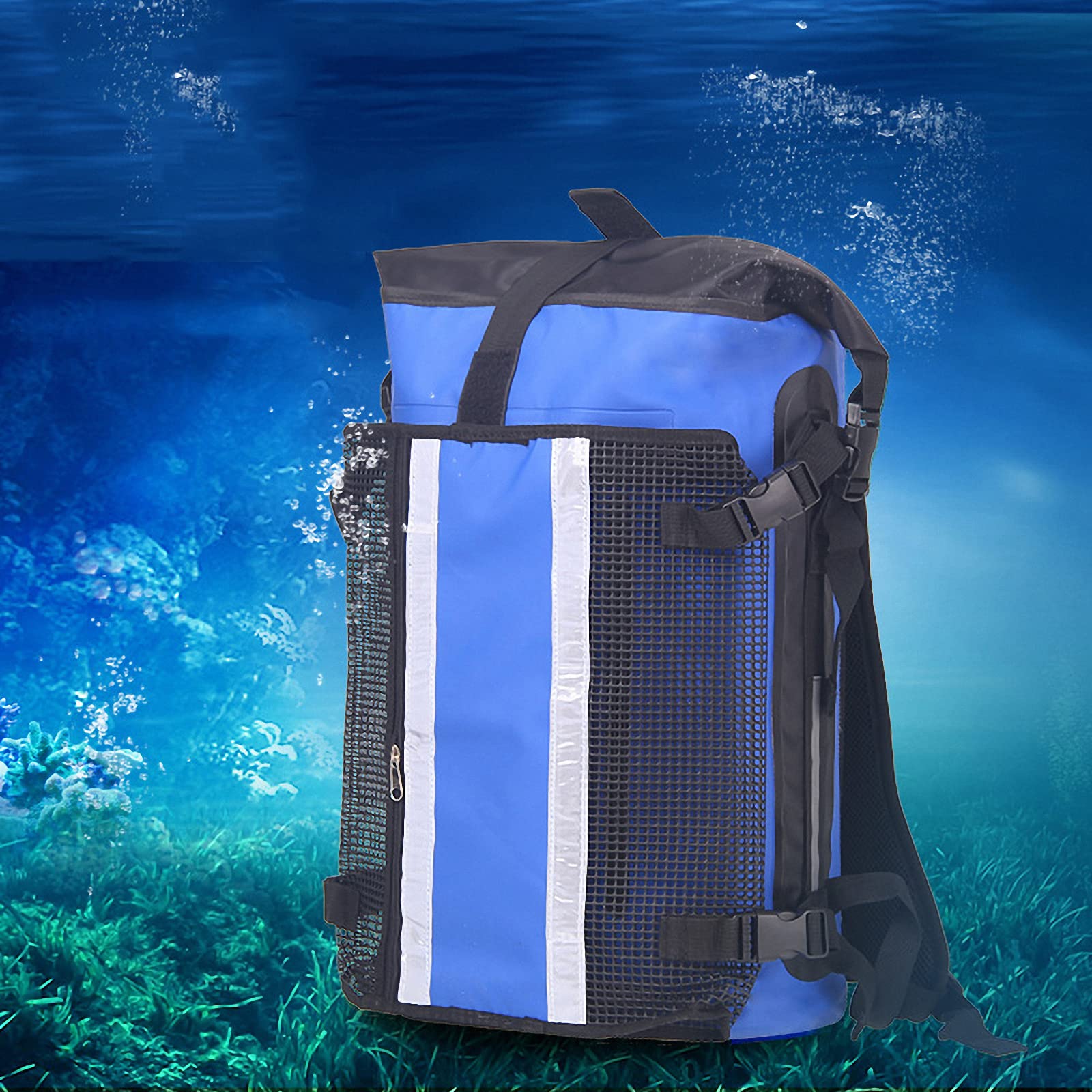 Zaino Impermeabile da Viaggio Multifunzionale, Zaino separatore Asciutto e Bagnato per Rafting per Nuoto all'aperto, Zainetto Sportivo per Alpinismo ed Escursionismo