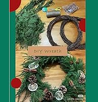 Vista 5 de YYCRAFT 4 coronas de vid de madera, 8 pulgadas