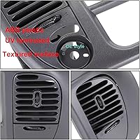 Vista 4 de Conjunto de bisel para panel de radio del salpicadero central compatible con Ford F-150 Expedición 97-03 Radio salpicadero central bisel panel