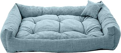 duck egg blue dog bed