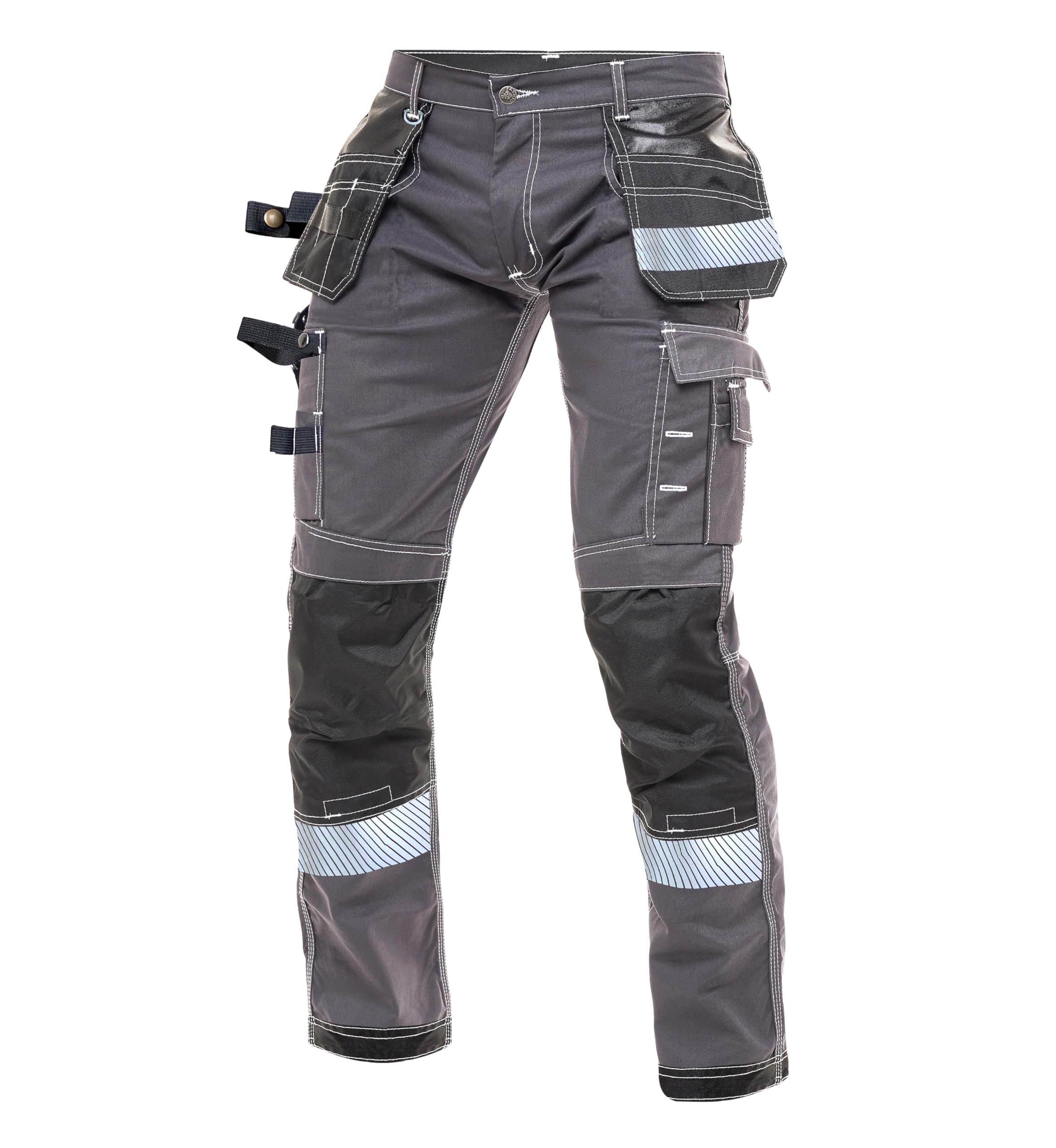 Notus Men's Work Utility & Safety Pants Reinforced Cordura Knee Tactical Utility Tools Holster Pockets Workwear Pants