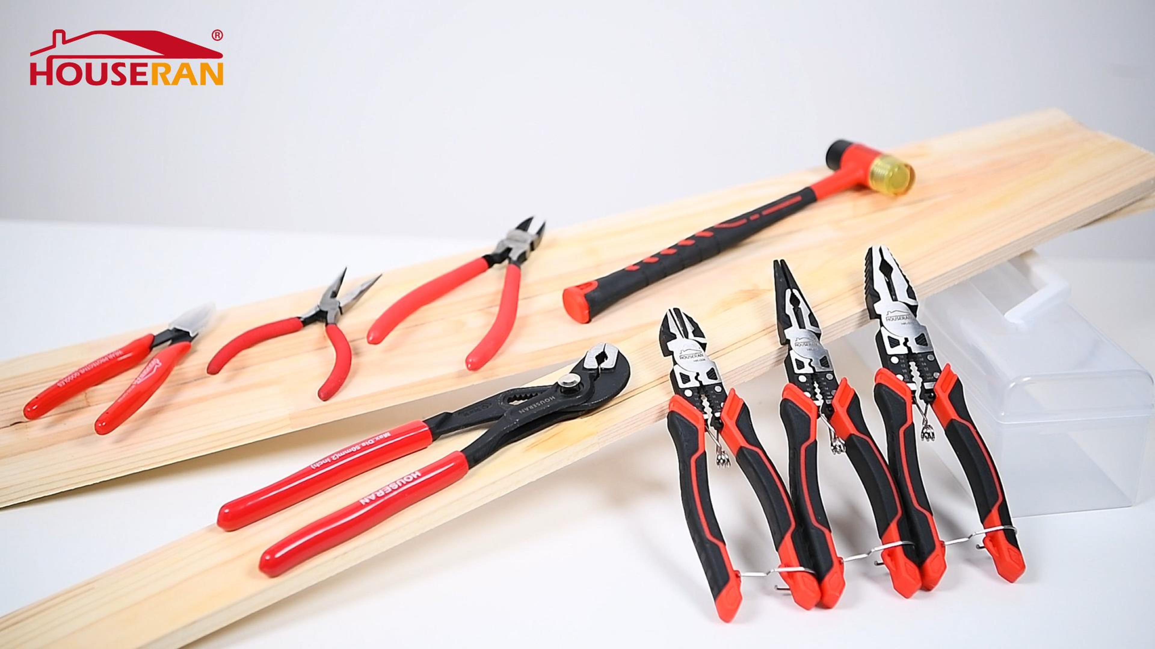 HOUSERAN 8-Piece Pliers Tool Set with Versatile Accessories