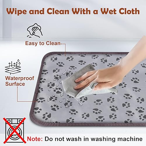 Miniatura 6 de UPSKY Almohadilla térmica para mascotas de 28 x 18 pulgadas, impermeable, para perros y gatos, con temporizador, 9 temperaturas ajustables para