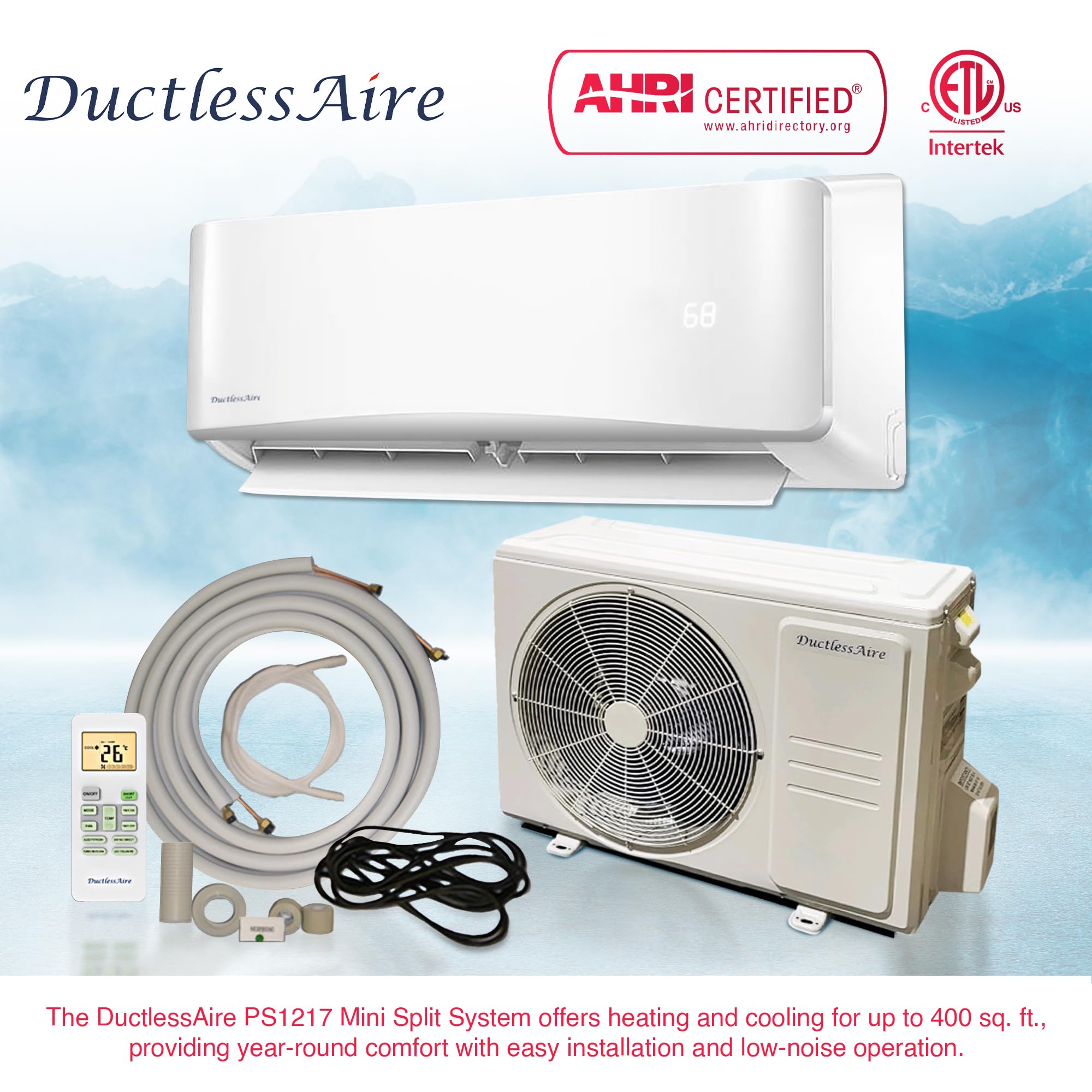 Carrier Split Air Central Air Conditioner Heater Combo Ductless