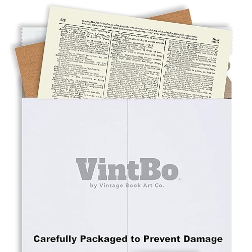 Miniatura 6 de Impresión artística en diccionario antiguo reciclado, Mano de Buda, 8 x 10