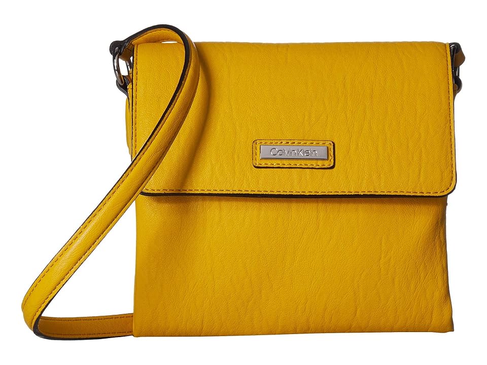 

Calvin Klein Bubble Lamb Novelty Original Crossbody (Marigold) Cross Body Handbags, Yellow