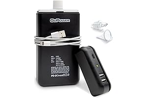 GoPong Power Bank Flask - 8 oz Hidden Alcohol Container - Includes...