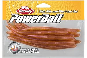 Berkley PowerBait Power Nightcrawler for Night Fishing Superior Formula for Increased Catches