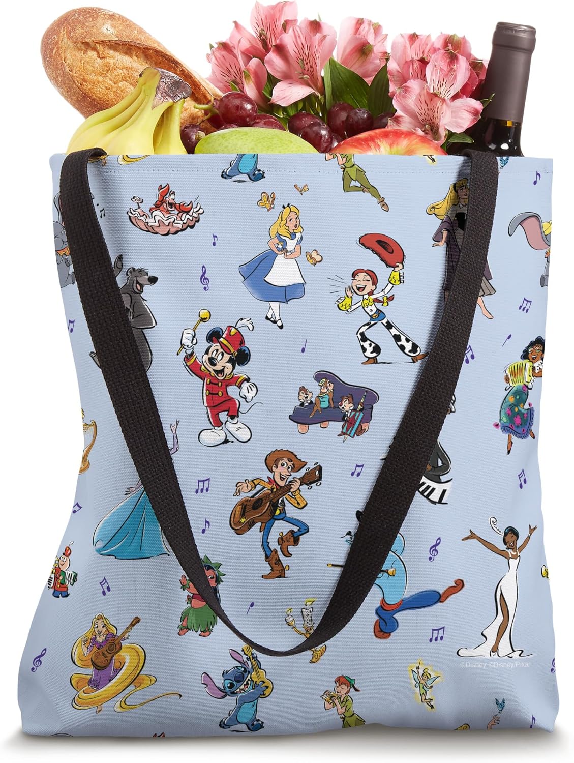 Disney 100 Years of Music and Wonder Song & Dance D100 Tote Bag