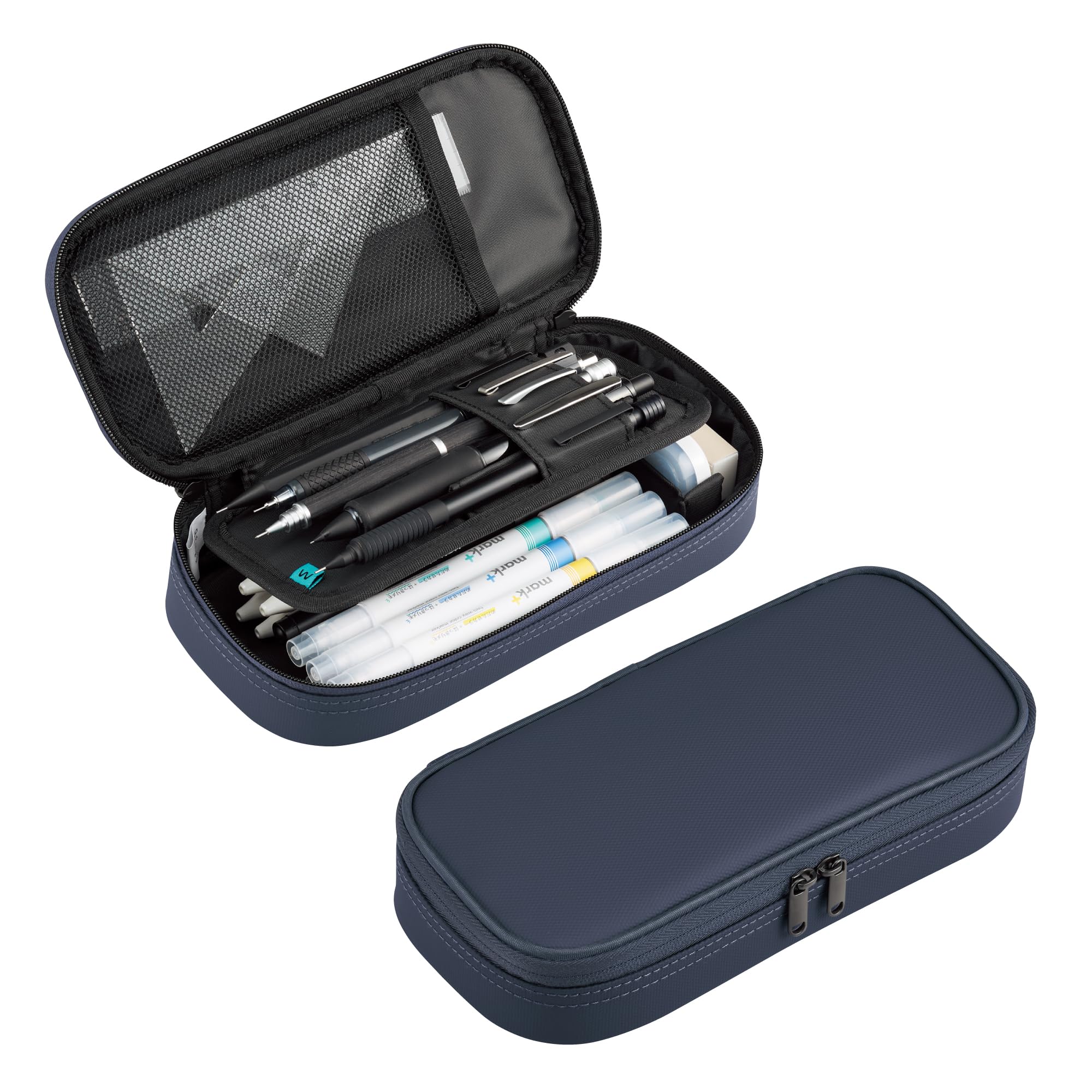 【Amazon.co.jp限定】コクヨ 筆箱 波なみホルダー ペンケース ウェブ…