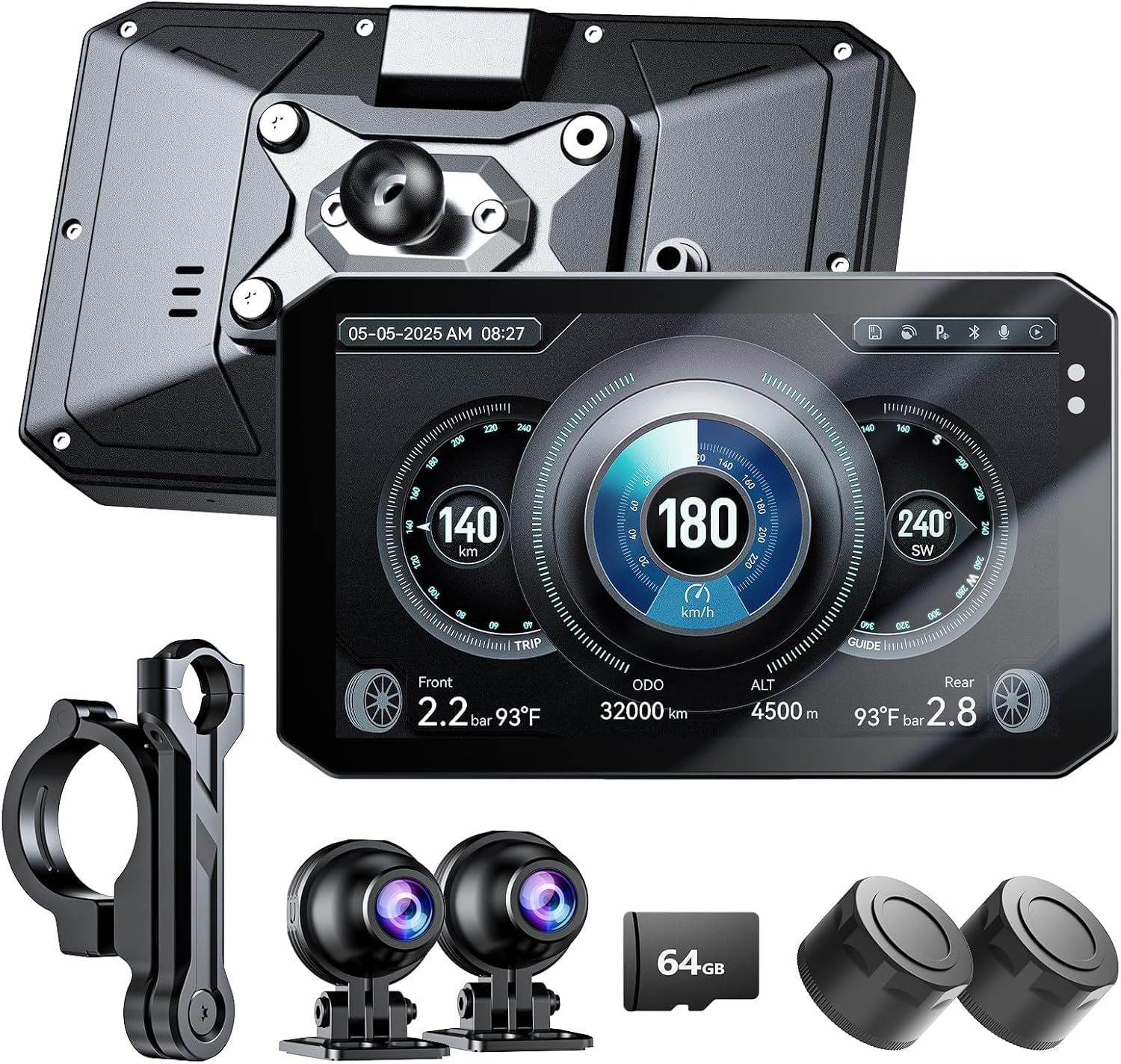 Amazon.co.jp: Changer バイクドライブレコーダー GPS搭載 Carplay