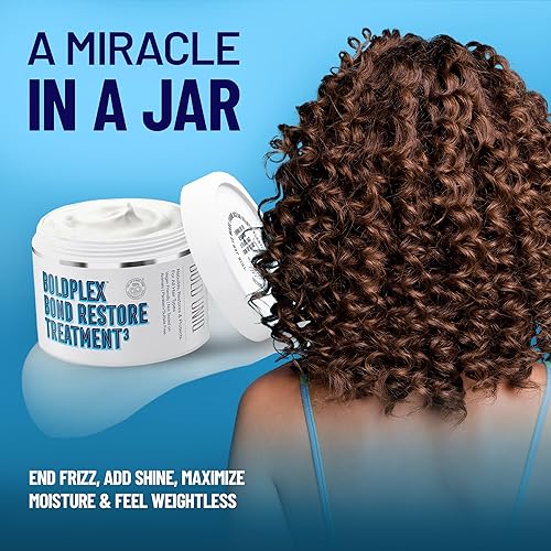 Miniatura 4 de BoldPlex Mascarilla para el cabello, acondicionador profundo para cabello seco y dañado, mascarilla para el cabello, ayuda a reparar y nutrir el