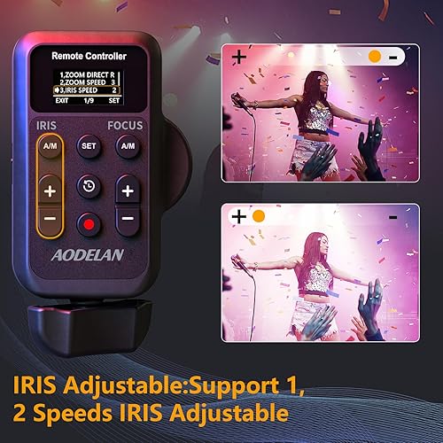 Miniatura 3 de Videocámara inalámbrica Lanc Control remoto con cable Jack de 0.098 in, IRIS, enfoque, grabación de video y Zoom Commander con Lanc o terminal