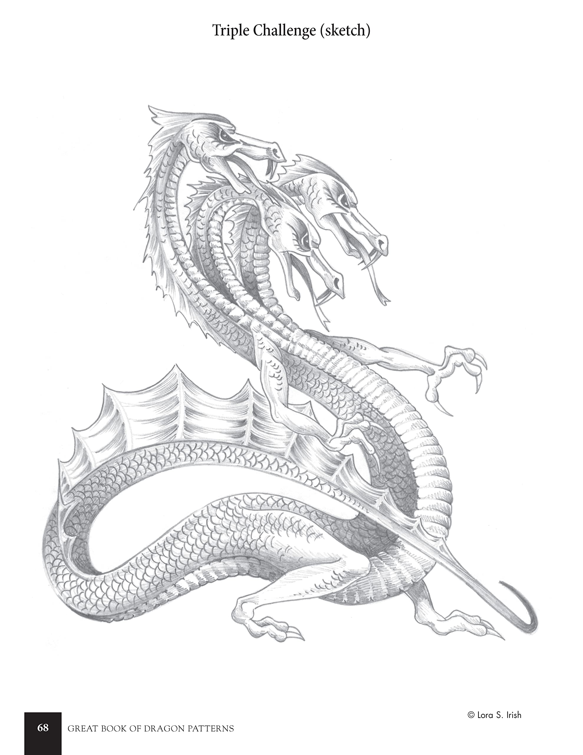 Great Book of Dragon Patterns: The Ultimate Design Sourcebook for Artists and Craftspeople