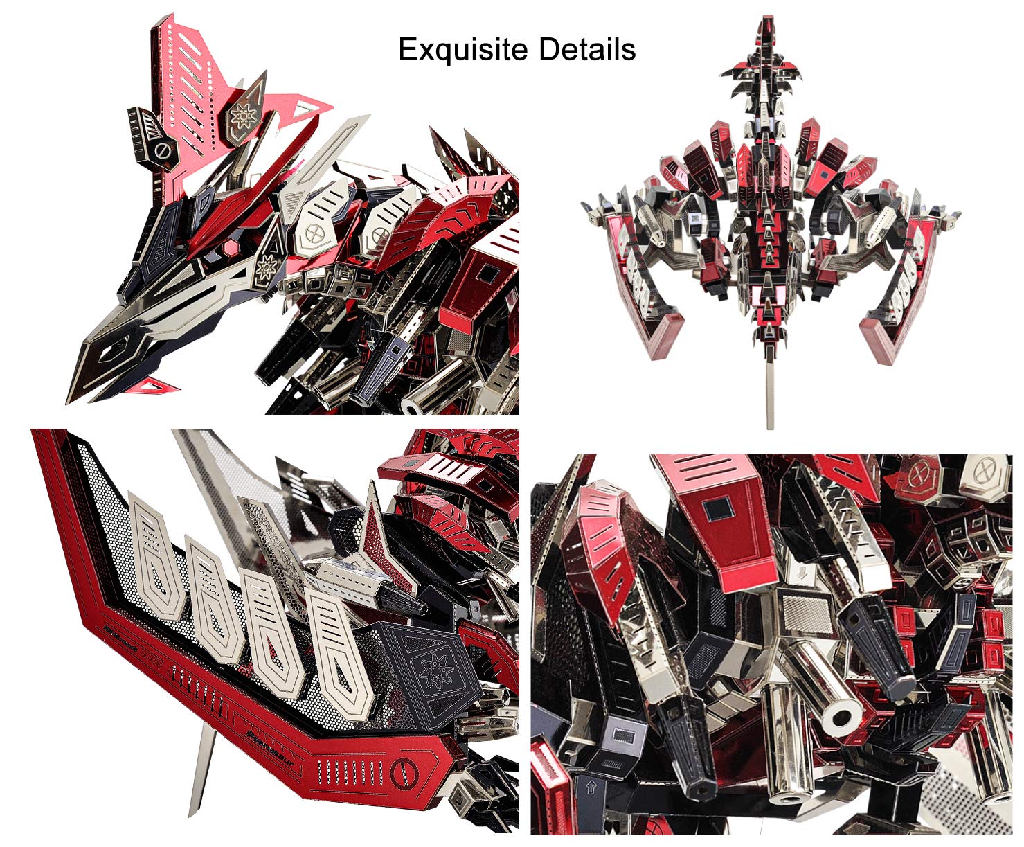 Microworld Metalowe zestawy modeli 3D, mechaniczny zestaw metalowych puzzli, DIY, trudne wyzwanie, rękodzieło, łamigłówka mózgu, puzzle dla dorosłych, rodziny, deszczowe święta, urodziny