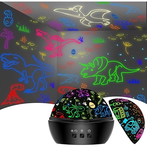 Dinosaur Toys for 3-8 Year Old Boys,Dino Projection Kids Toys for 3-8 Year Olds Boy 2 in 1 Car Toy for 2-10 Year Olds Boys,Toddler Toys,Chirstmas Stocking Stuffers Gifts for 2-10 Year Olds Kid