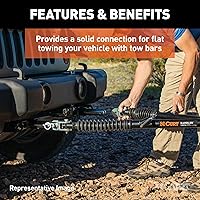 Vista 5 de CURT 70103 Soportes de placa base de barra de remolque personalizados para remolque de bote, se adapta a Jeep Cherokee seleccionado