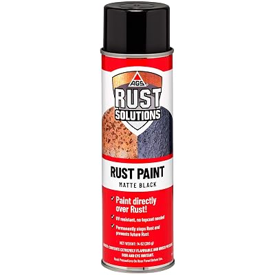 AGS Rust Solutions Rust Paint Matte Black Spray product image