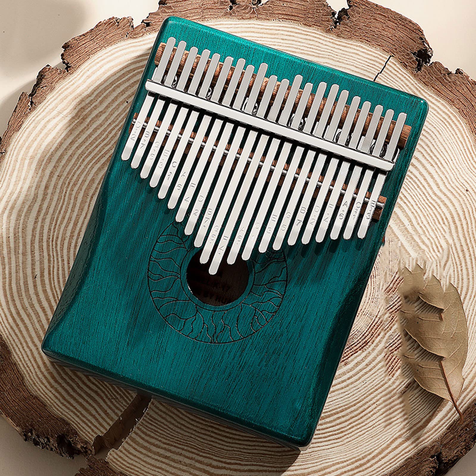 Suono Squisito Strumento Musicale Portatile per Pianoforte a 21 Tasti, Strumento Musicale a percussione per Principianti per Adulti, Regalo di Compleanno di Natale Facile da Giocare