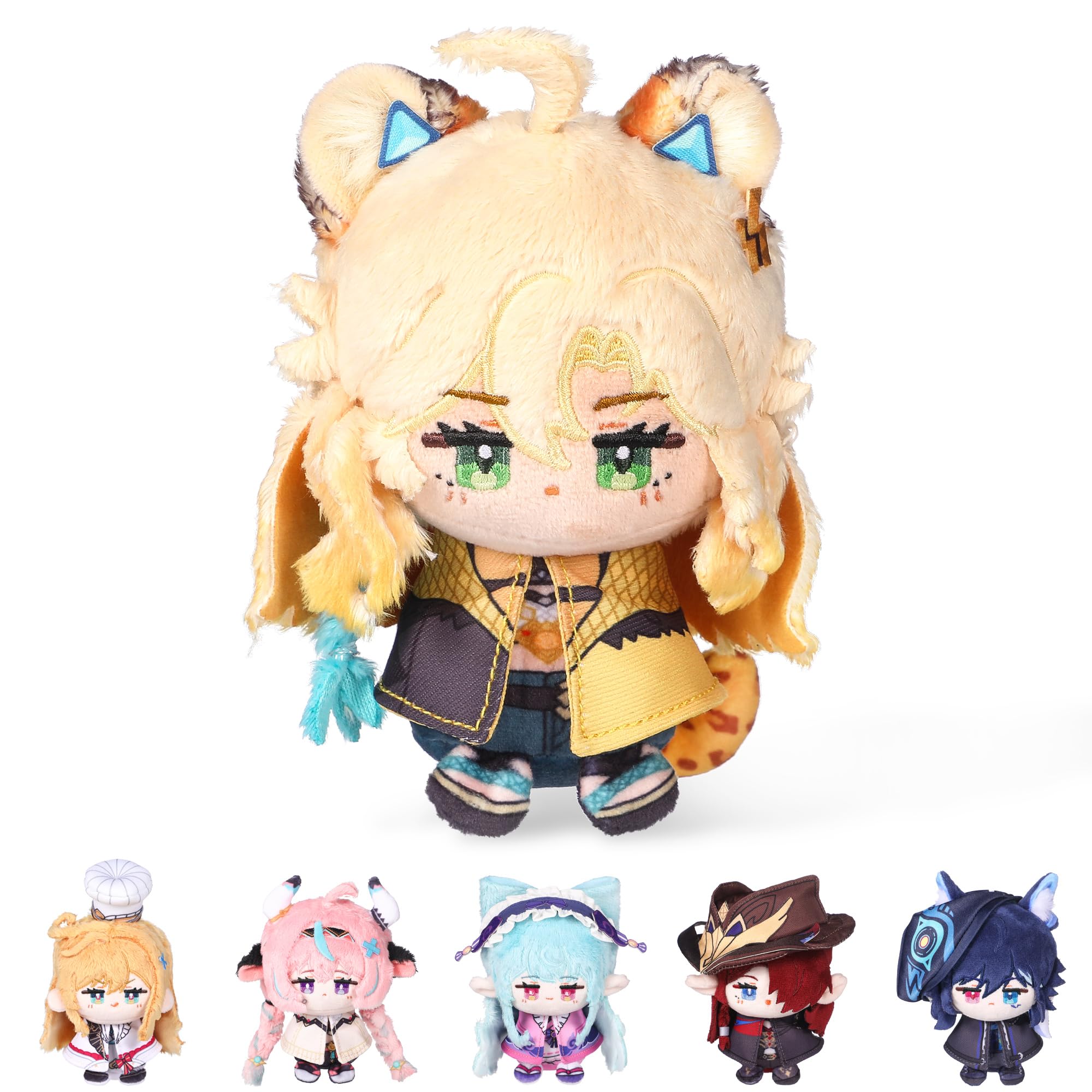 UTIEHD Anime Spielcharakter Rucksackanhänger, Niedlicher 10cm Sammler Schlüsselanhänger, Kompakt für Rucksäcke und Schlüssel für Fans