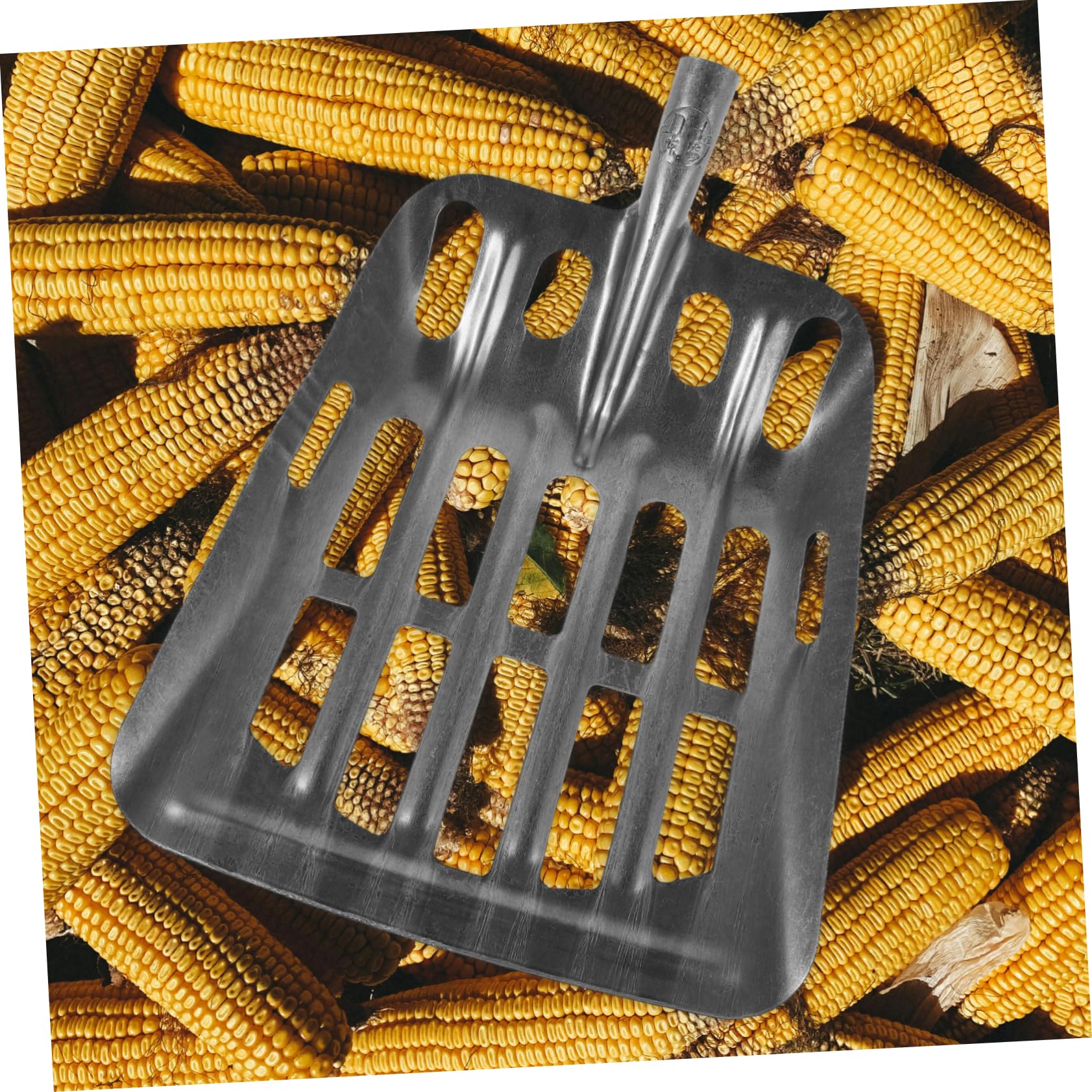 Pala de Multifuncional para de Pala de Hierro Resistente para Recolección y Excavación Jardín y Huerto Diseño Perforado para Eficiencia y Durabilidad