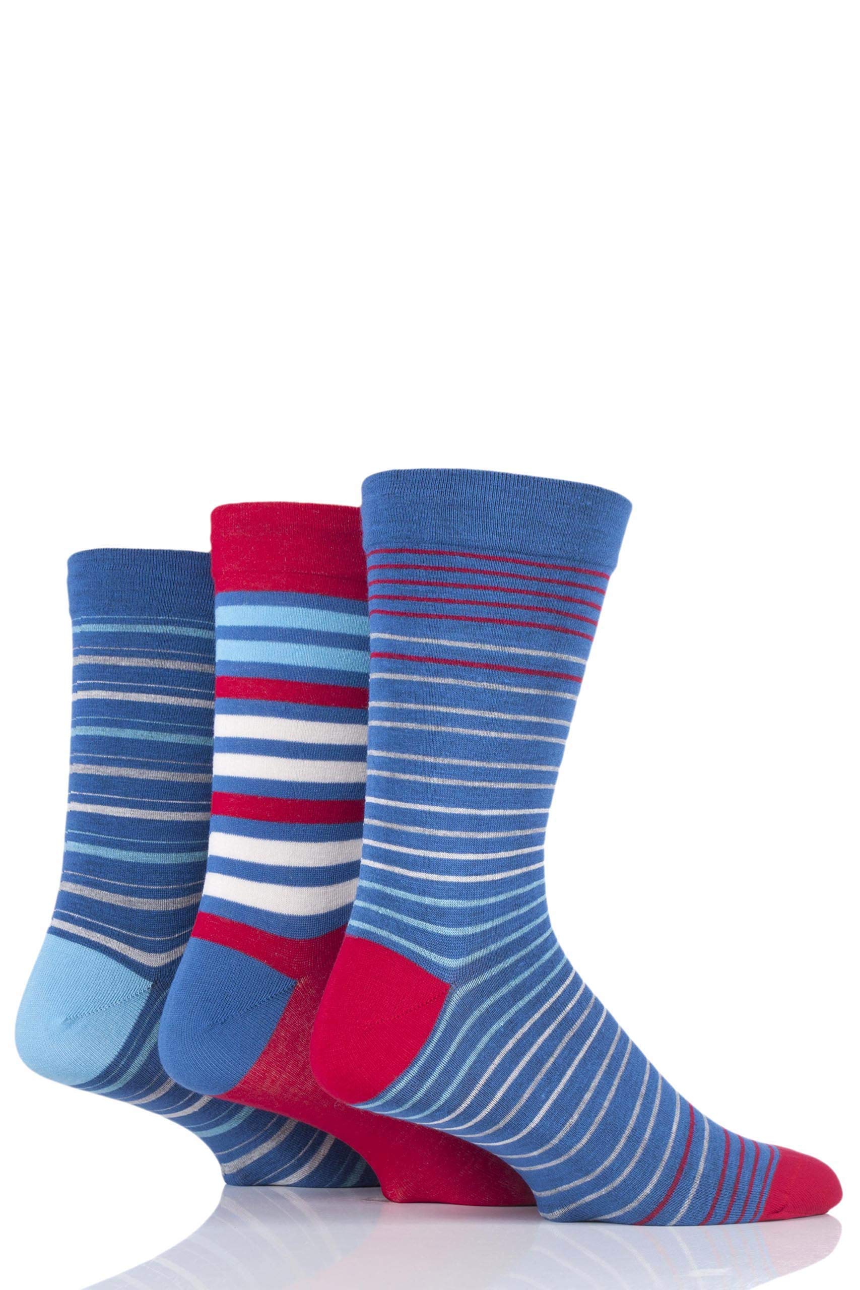 SockShop Men's Bamboo Socks - Size 7-11 - Bright Blue