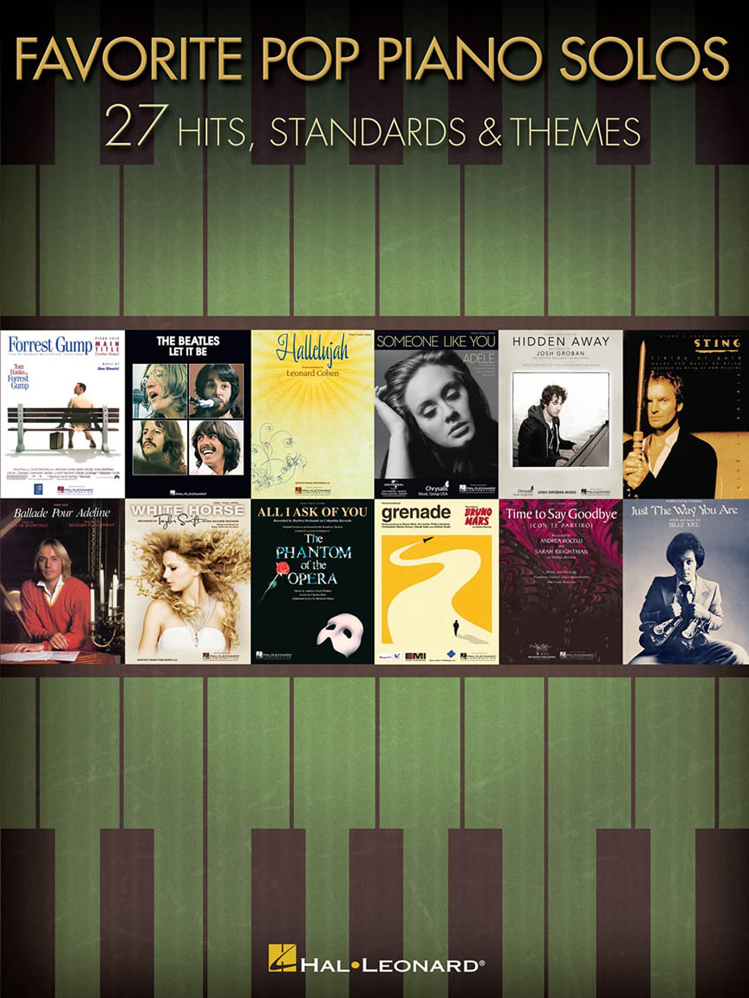 Favorite Pop Piano Solos - 27 Hits and Themes,Various