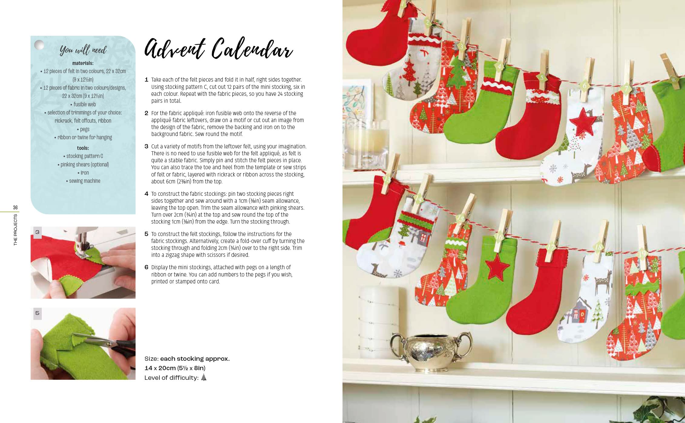 Sewing for Christmas: 30 gorgeous projects for the festive season - 5