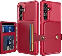 Vista 20 de Funda para Samsung Galaxy S23 Ultra con tarjetero, compatible con soporte magnético para automóvil, resistente a los golpes, resistente, suave, TPU